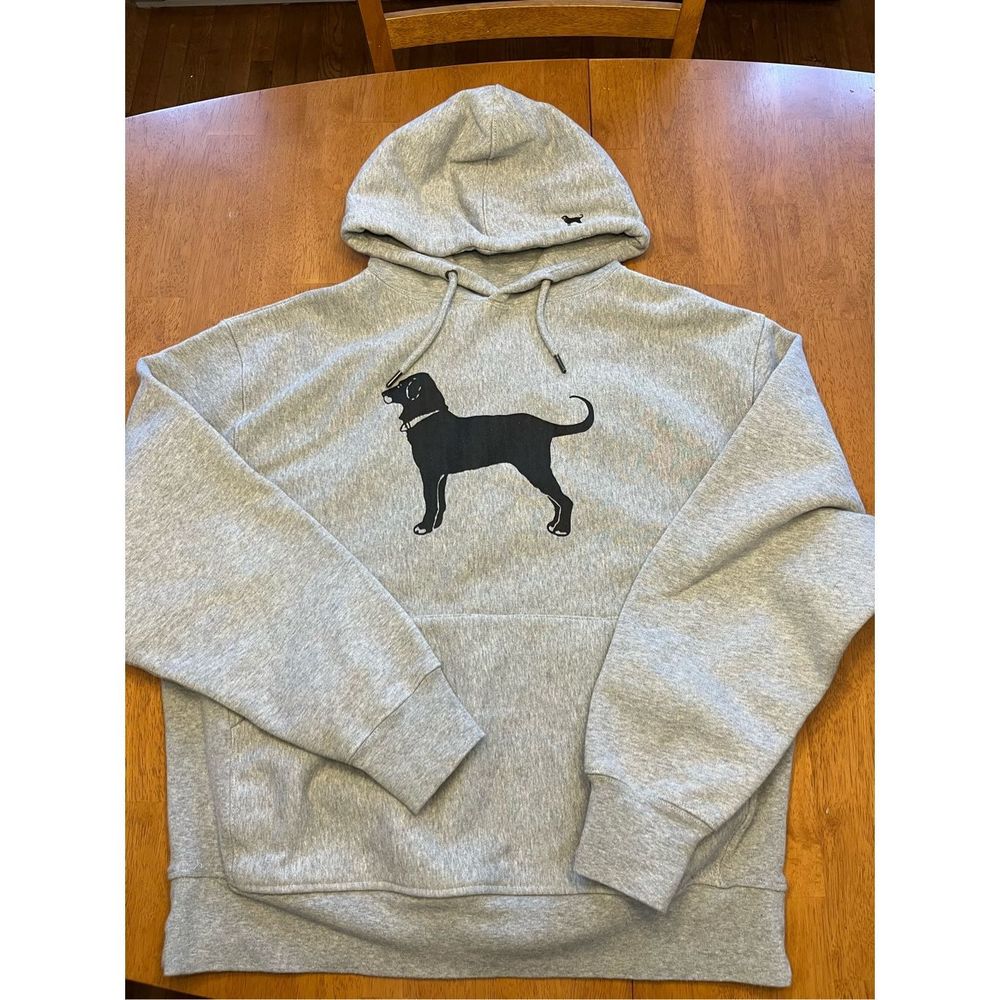 The Black Dog Martha’s Vineyard Thick Heavy Weight Gray Pullover Hoodie Men’s La
